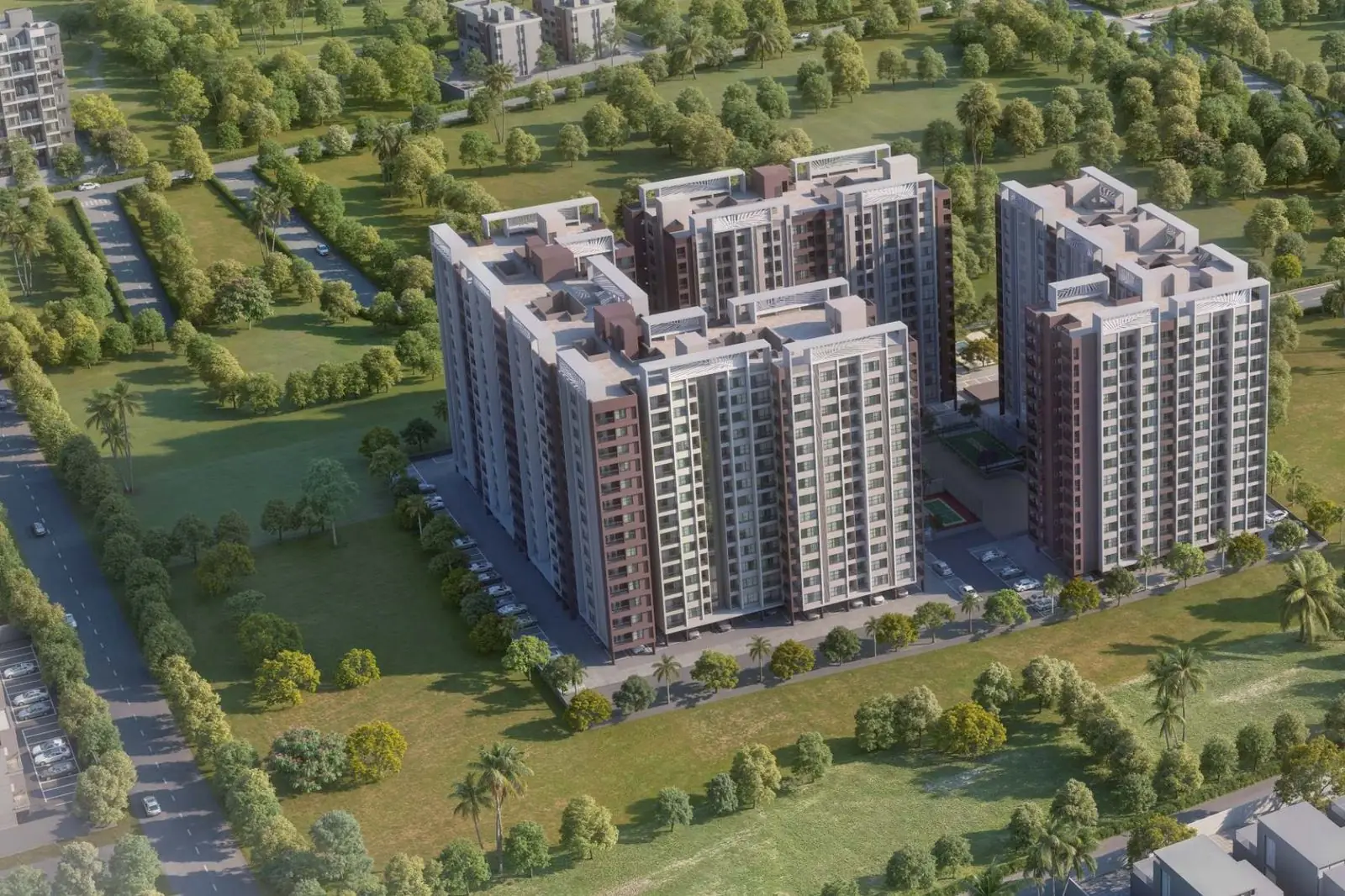 Raahee Parna aerial view